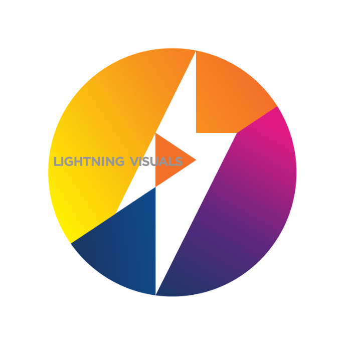 Lightning Visuals Logo - Integrating multiple live data streams and Broadcasting as real-time Graphics onto any digital display - sport, live tv, racing, score bugs, time clocks and results